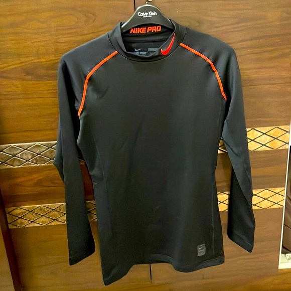 Nike Other - Nike base layer Warm Compression Running Tshirt/Jersey